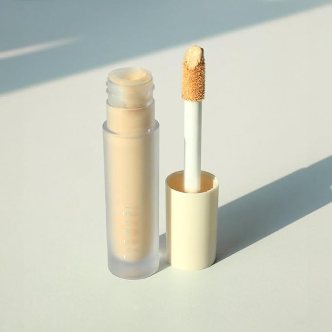 FARMASI Vfx Pro Liquid Concealer Makeup, All-in-one Full Coverage, Highly Pigmented Concealer for All Skin Type, Hide Shadows & Imperfections, Enhance Skin Fullness Foundation Concealer 0,24 Fl Oz W03-BrightBean Baby