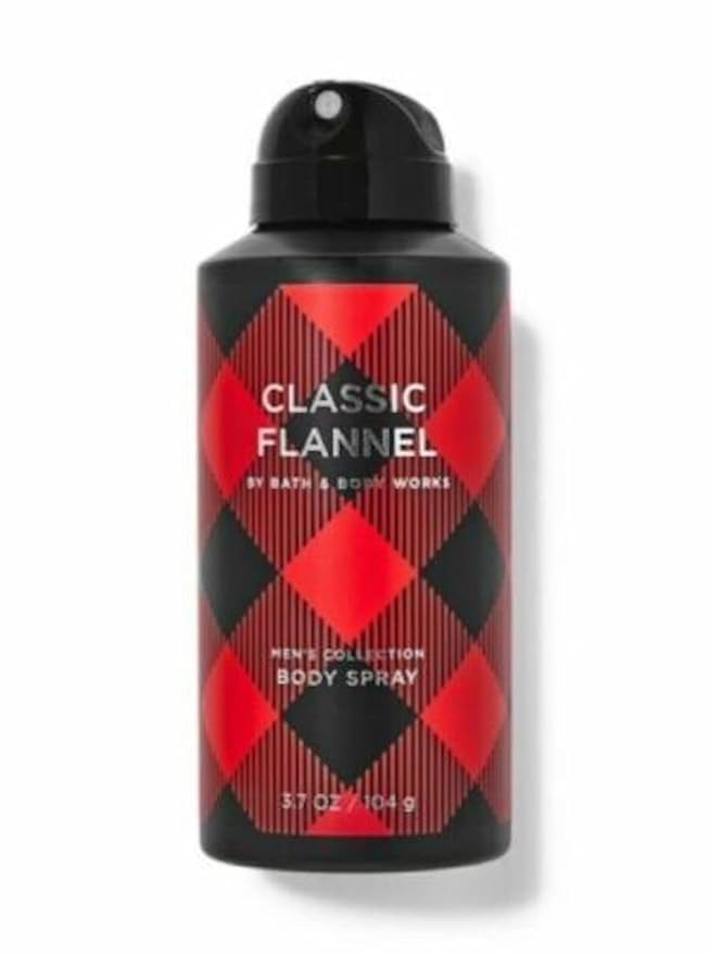 Bath & Body Works Classic Flannel for Men deodorizing Body Spray, 3.7 Ounce (Classic Flannel)-BrightBean Baby