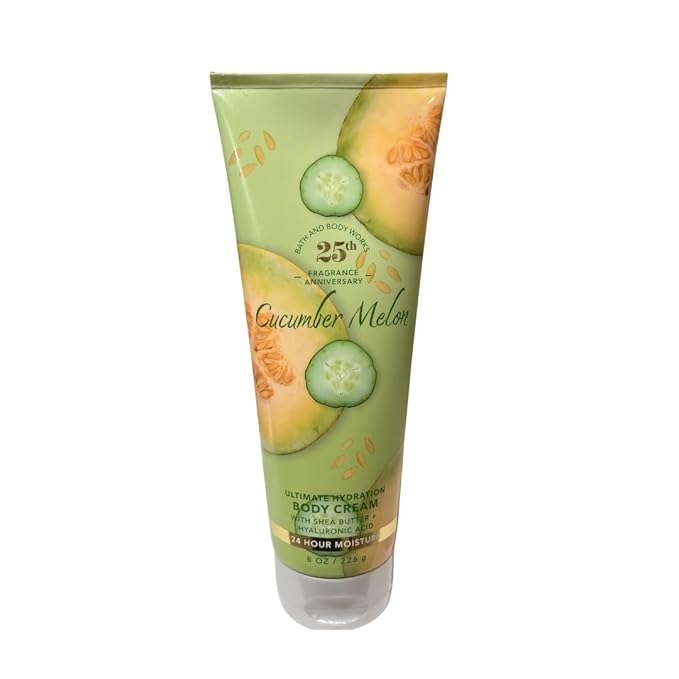 Bath & Body Works Cucumber Melon Fine Fragrance Mist 8oz and Body Cream 8oz-BrightBean Baby
