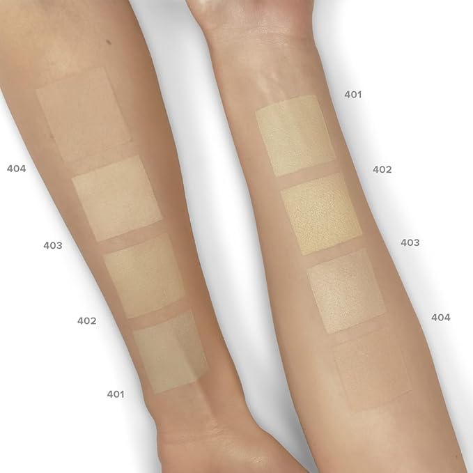 Lamel Stay Matte Compact Powder - Light Natural Coverage - Universal Neutral Undertone - Cruelty Free - Cool Ivory N.402-BrightBean Baby