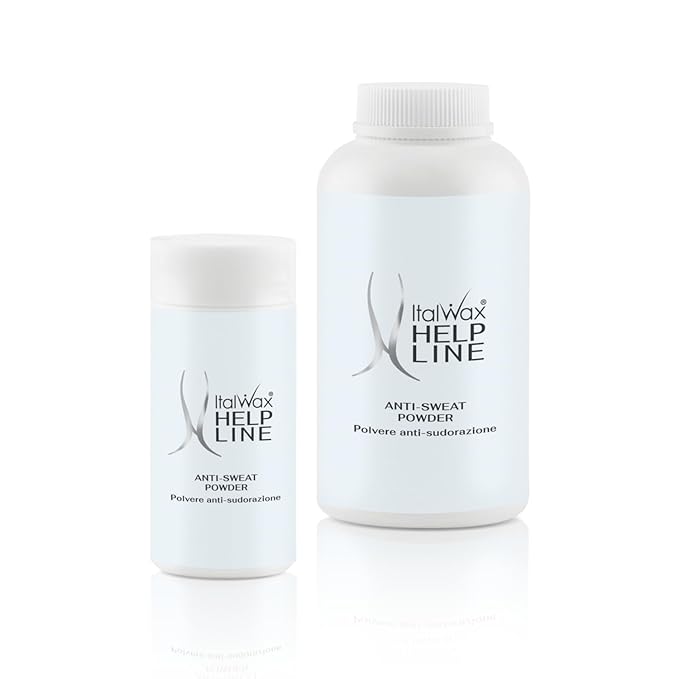 Italwax Help Line Anti-Sweat Powder 1.06 oz (30g) – Soothing Kaolin Formula – Prepares Skin for Waxing – Controls Moisture – For Professional and Home Use-BrightBean Baby