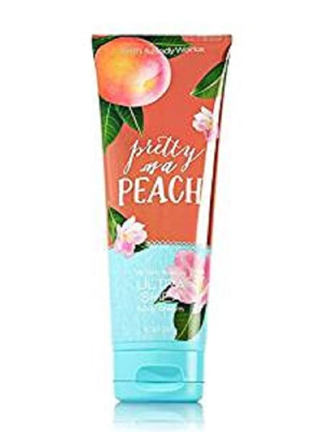 Bath and Body Works Ultra Shea Cream Pretty As A Peach 8 Ounce-BrightBean Baby