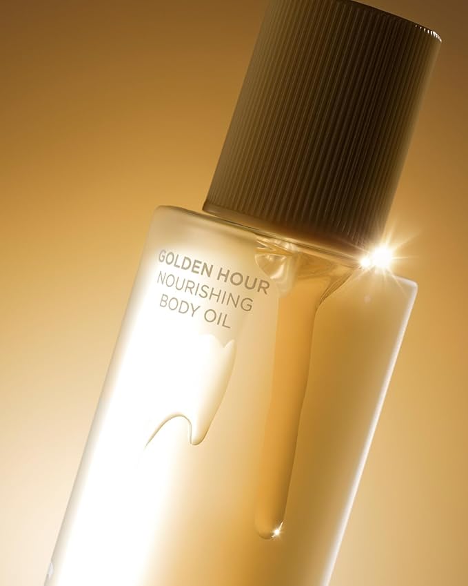 Saltair Body Oil. Luxurious Golden Hour After Shower and Bath Oil Moisturizer for Women and Men. Botanical, Non-Greasy, and Well-Absorbing Lotion for Hydrating Dry Skin. 4oz Pump Bottle-BrightBean Baby