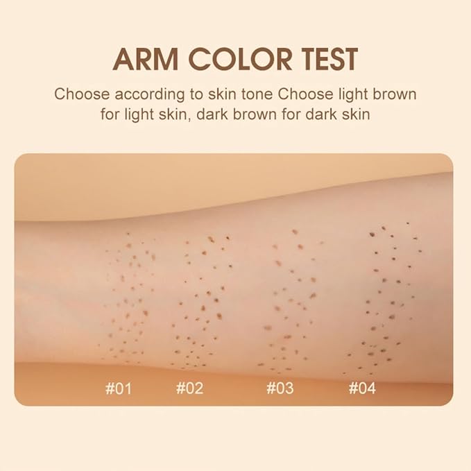 Freckle Pen Face Concealer Point Out Natural Waterproof Longlasting Freckle Makeup 2 Pcs Light Brown & Chestnut-BrightBean Baby