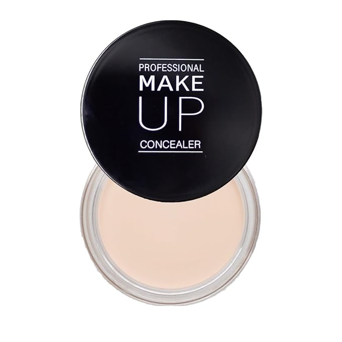 7 Color Solid Concealer Full Coverage Correcting Cream Concealer Waterproof Long-lasting Under Eye Concealer for Dark Circles Color Corrector Pro Concealer (Color 01)-BrightBean Baby