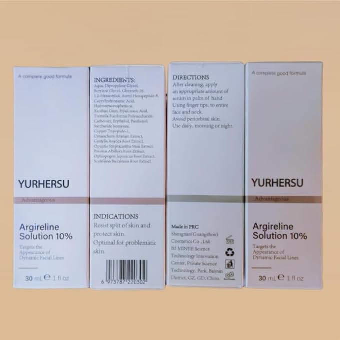 Argireline Serum For Face, Advanced Anti-Wrinkle Facial Serum For Women, Moisturizing Argireline 10% Solution For Face, Argireline Peptide.Suitable For All Skin (1, 1PC)-BrightBean Baby
