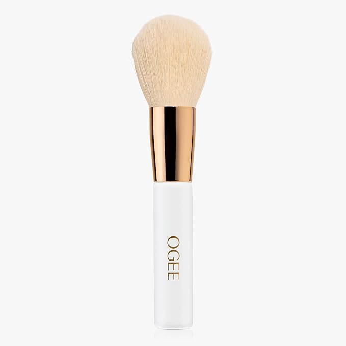 Ogee Powder Brush - Professional Quality Makeup Brush - Ultra-Soft Powder Setting Brush with Vegan Fibers for Flawless Application-BrightBean Baby
