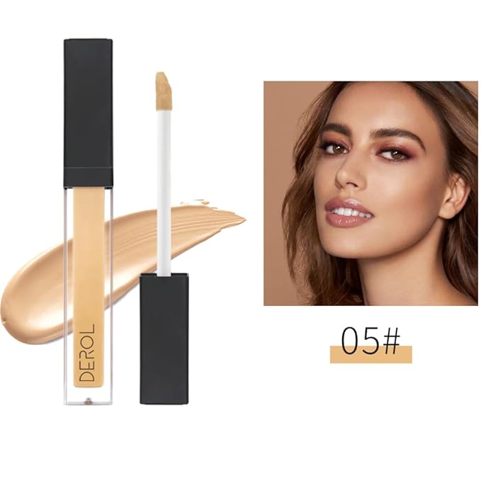 Liquid Concealer Makeup - Natural Coverage & Highly Pigmented Lightweight Concealers 6.5ml (05)-BrightBean Baby