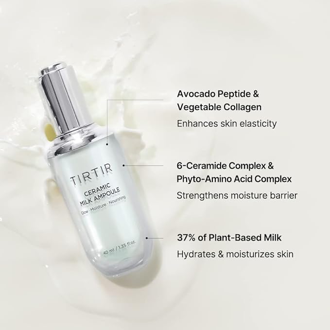 TIRTIR Ceramic Milk Ampoule (1.35 Fl Oz)-BrightBean Baby