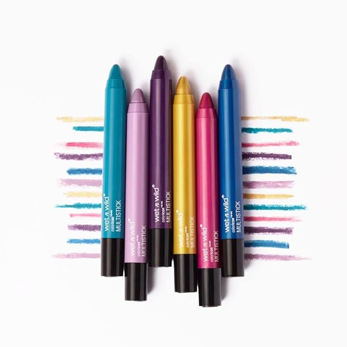 wet n wild Color Icon Cream Eyeshadow Makeup Multi-Stick Peach Born To Flirt (Pack of 2)