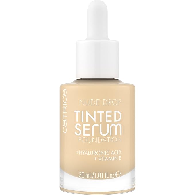 Catrice | Nude Drop Tinted Serum Foundation | Lightweight, Hydrating, Buildable Coverage | Enriched with Hyaluronic Acid & Vitamin E | Vegan & Cruelty Free (010N)-BrightBean Baby