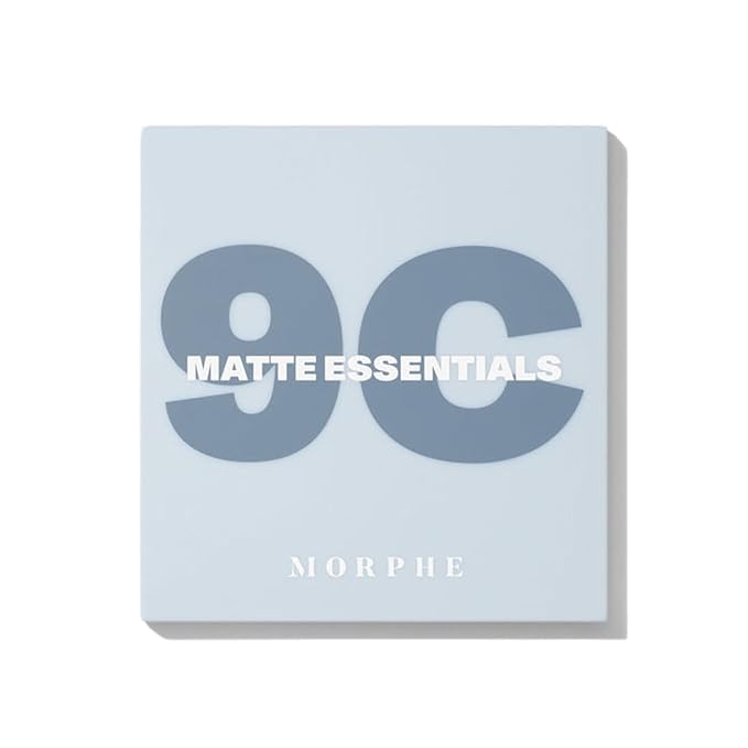 Morphe 9C Matte Essentials Artistry Palette - Cool-Toned Makeup Palette with All-Matte Finishes - Highly Pigmented Eye Makeup with a Blendable & Buildable Formula (0.35 oz)-BrightBean Baby
