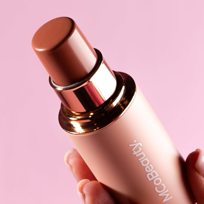 MCoBeauty Baby Face Multi-Use Cream Stick, Chouchou Nude Peach Shade, Silky Smooth, Buildable Blush for Eyes, Lips & Cheeks, Vegan, Cruelty Free Cosmetics