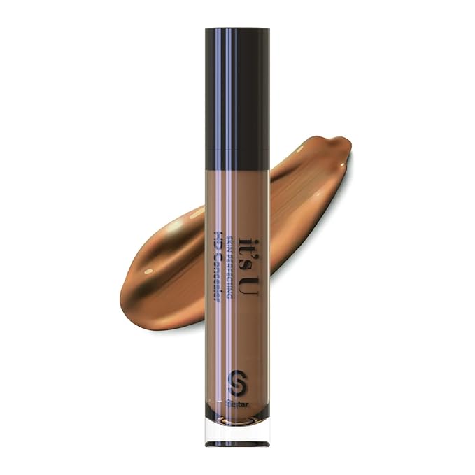 Sistar it's U Skin Perfecting HD Concealer Full Coverage Lightweight Long Lasting Correcting Liquid Contour Cover Masker Makeup 5 ml / 0.17 fl. oz (Brownie)-BrightBean Baby