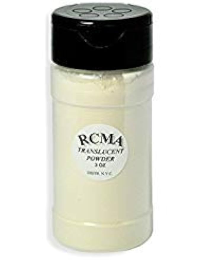 RCMA - Translucent Powder with Flesh Tone Pigment for Flawless Finish - Professional Makeup - Bottle 3 Ounces - Movie, Theater, or Everyday Makeup-BrightBean Baby