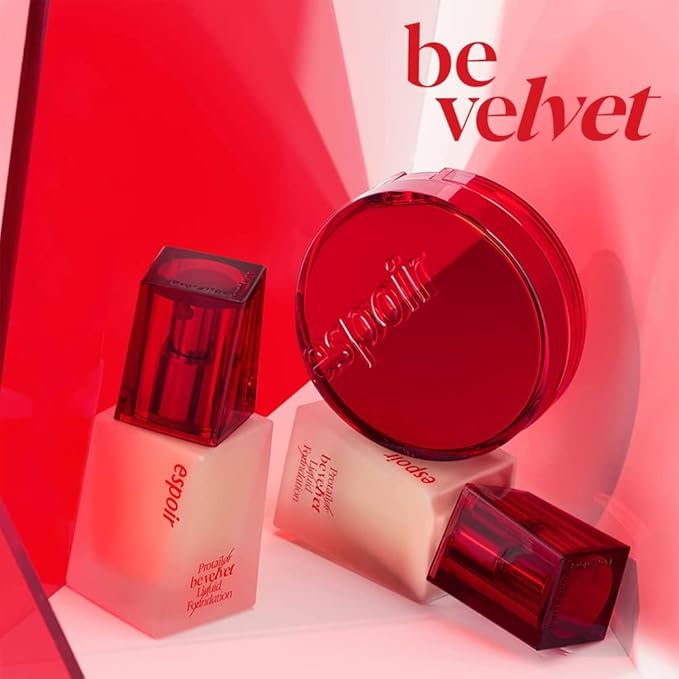 Espoir Pro Tailor Foundation Be Velvet SPF22 PA++ #5 Beige 1.01 fl oz | Powerful Lastingness Cover | Thin Coverage Improving Skin Texture | Velvety Formula without any Dry Feeling | Korean Makeup-BrightBean Baby