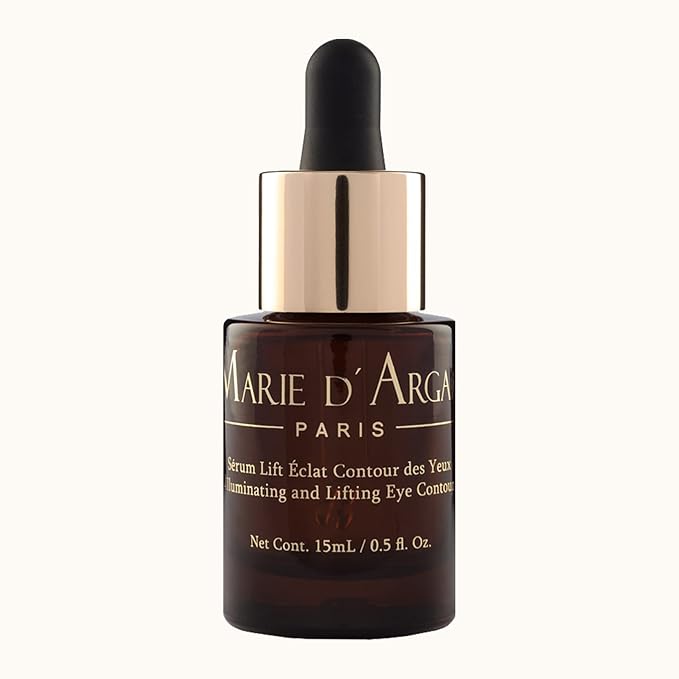 Marie d'Argan Eye Contour Serum for dark circles and puffiness, with Hyaluronic Acid, Ginseng and Hibiscus Anti-wrinkle, Repairs Bags under eyes, iluminates skin, firming effect, 15 ml,-BrightBean Baby
