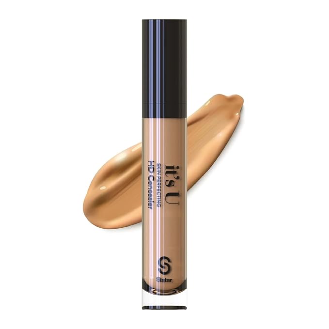 Sistar it's U Skin Perfecting HD Concealer Full Coverage Lightweight Long Lasting Correcting Liquid Contour Cover Masker Makeup 5 ml / 0.17 fl. oz (Fair)-BrightBean Baby