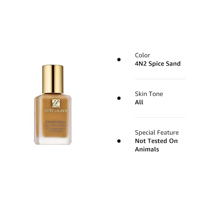 Estée Lauder 'Double Wear' Stay-in-Place Liquid Makeup #4N2 Spiced Sand- 1oz-BrightBean Baby