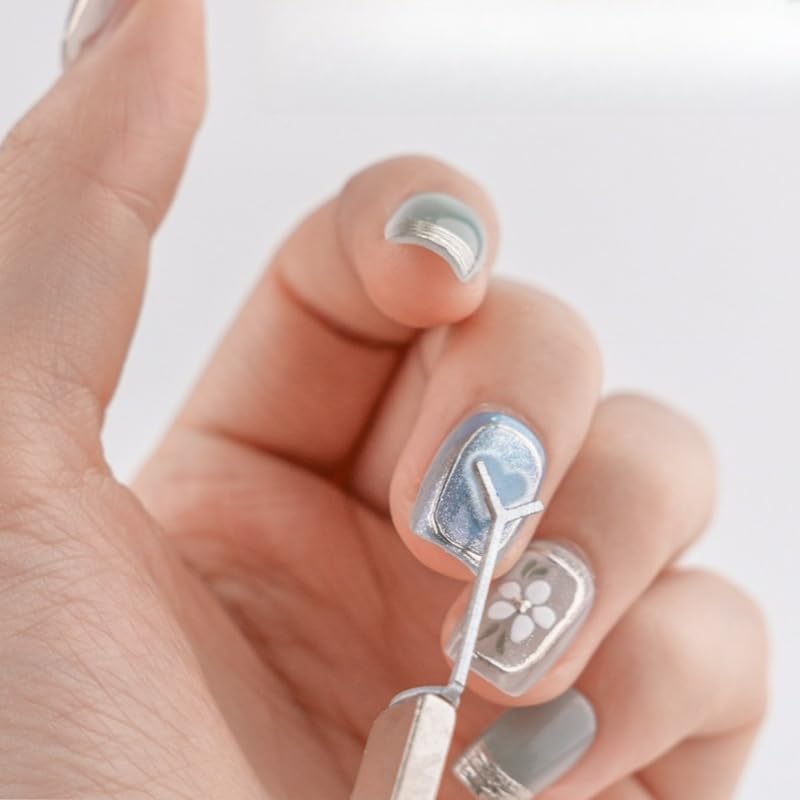 2 PCS Heart Cat Eye Magnet Set – Magnetic Nail Art Tool for Stunning Heart-Shaped Designs, Y-Shaped Guide, DIY Manicure Kit for Cat Eye Gel Polish-BrightBean Baby