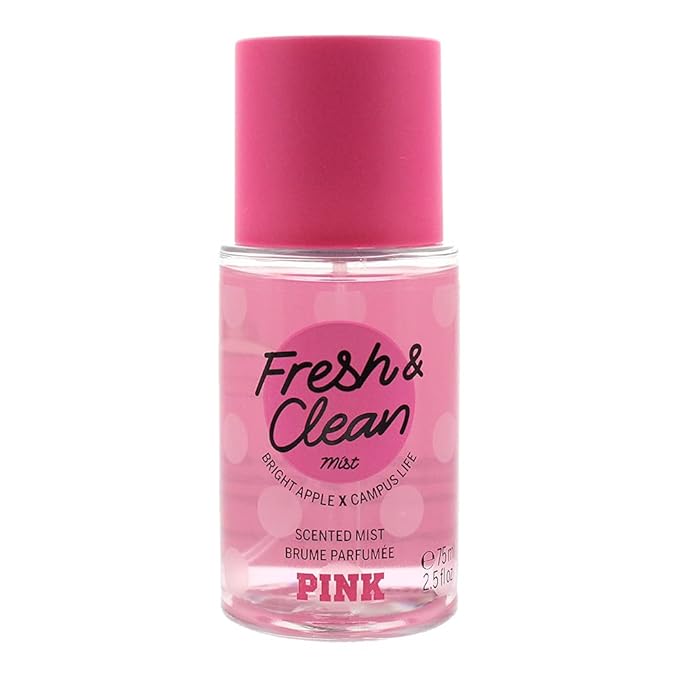 Pink Fresh and Clean Body Mist by Victorias Secret for Women - 2.5 oz Body Mist-BrightBean Baby