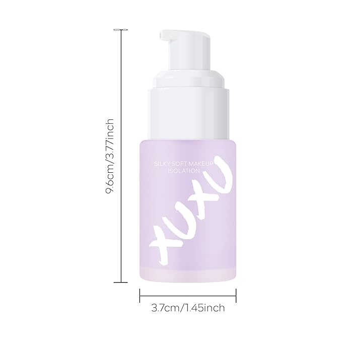 Purple Color Correcting Makeup Primer, Tinted Face Primer Moisturizer Neutralize Skin Tone Brighten Blur Pores Hydrate Makeup Pore Primer Base Tone Correct- Dream Purple 30ML-BrightBean Baby