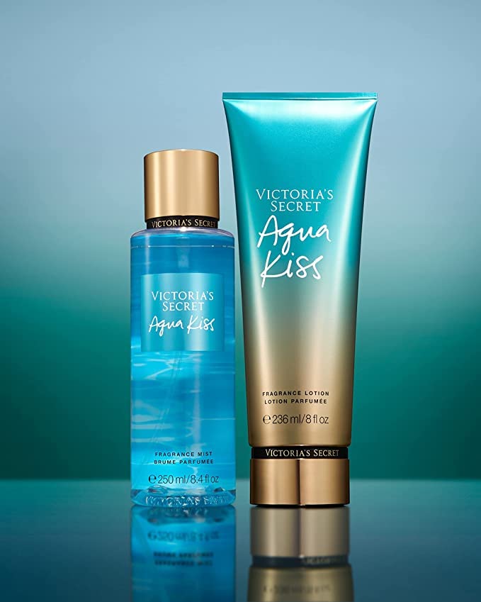 Victoria's Secret Aqua Kiss Mist & Lotion Set-BrightBean Baby