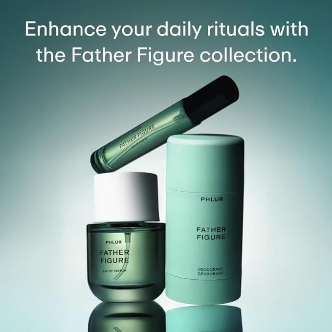 PHLUR Father Figure Eau de Parfum - Full Size Perfume Fragrance - Green Fresh Fig Perfume with Iris, Jasmine, Patchouli, Sandalwood & Vanilla (50mL)-BrightBean Baby