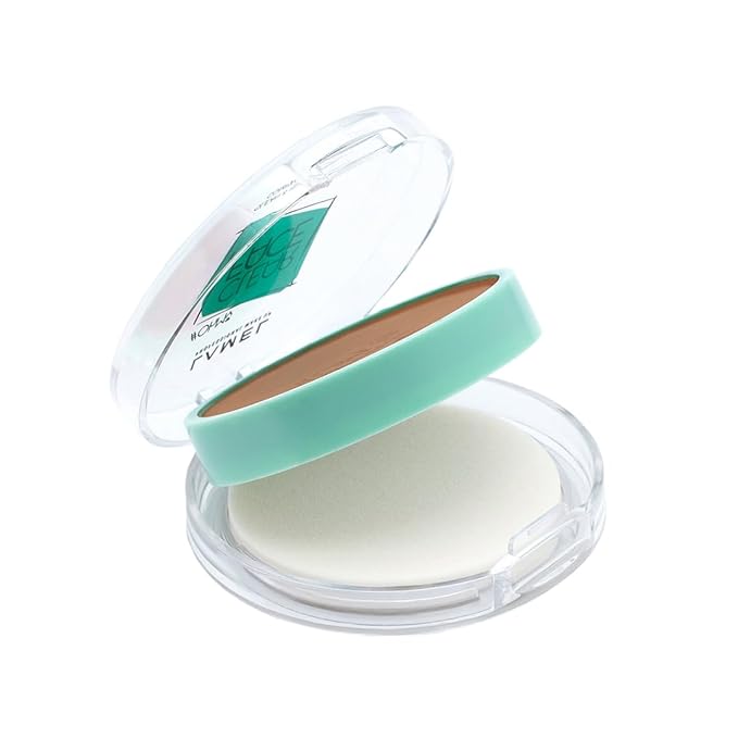 Lamel OhMy Clear Face Powder - Light Natural Coverage & Suet Control - Cruelty Free - Warm Beige N.407-BrightBean Baby