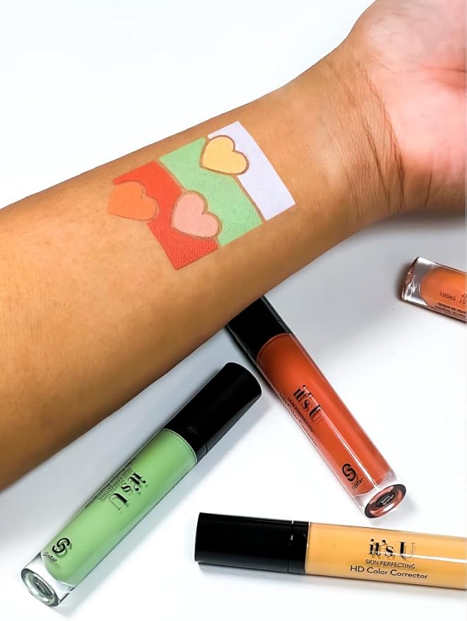 SISTAR It's U Skin Perfecting Conceal HD Contour Color Corrector Full Coverage Smooth and Flawless (Peach)-BrightBean Baby