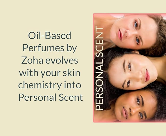 Zoha Jasmine Bloom - Jasmine Perfume for Women and Men, Alcohol Free Perfume Oil Roll On, Long Lasting Natural Clean Fragrance Oil base, 6ml Roller-BrightBean Baby