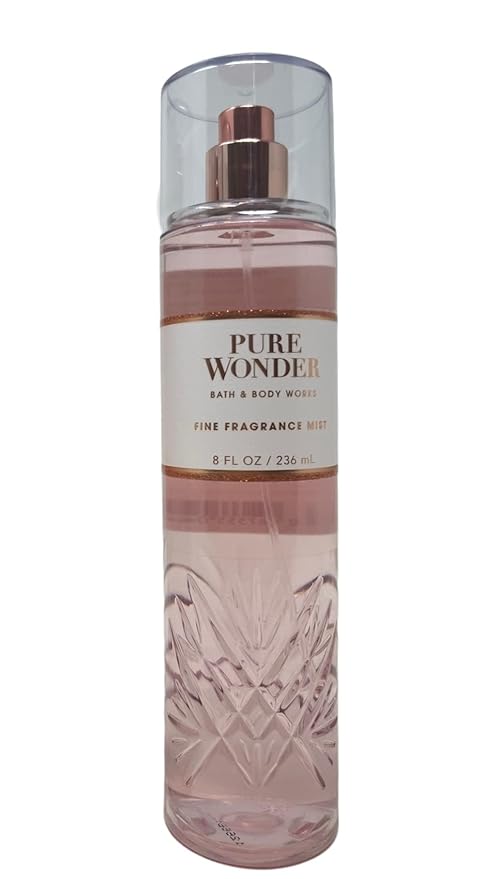 Bath & Body Works PURE WONDER Fine Fragrance Mist - Value Pack Lot of 2, Pink, 8 Fl Oz (Pack of 2)-BrightBean Baby