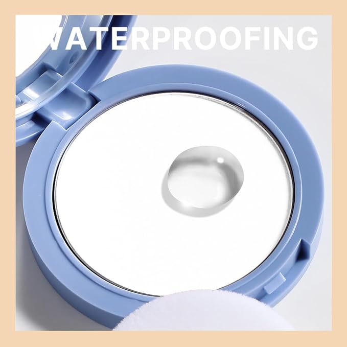 Oil Control Matte Perfection Face Pressed Powder, Matte Smooth Flawless Setting Powder Makeup, Polvo Compacto De Maquillaje, Waterproof Long Lasting, Cruelty Free, 0.35Oz (23AD White, 1)-BrightBean Baby