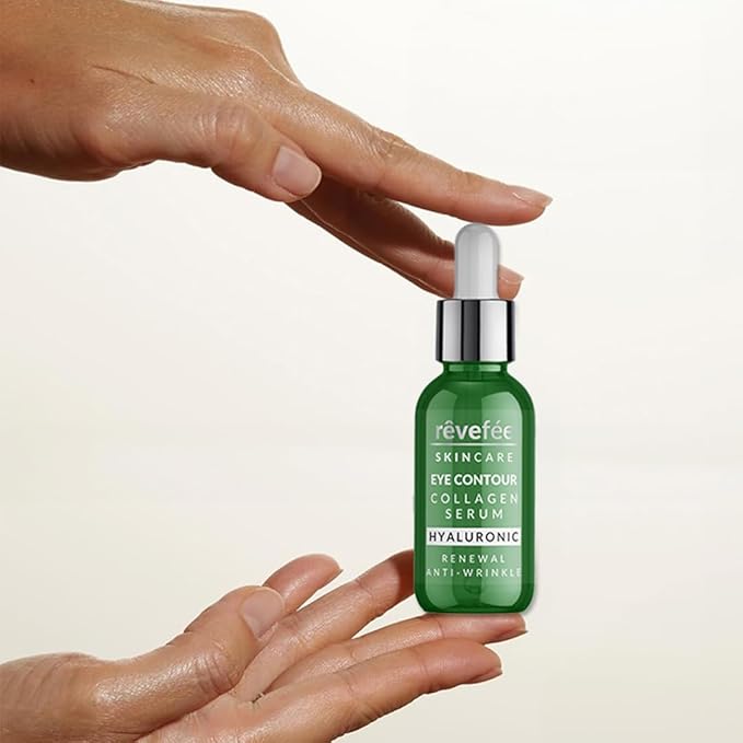 collagen hyaluronic eye serum; reduces dark circles, puffiness, fine lines and eye bags., Yellow-BrightBean Baby