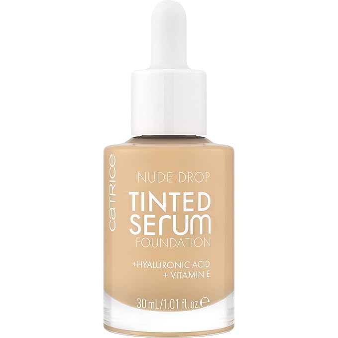 Catrice | Nude Drop Tinted Serum Foundation | Lightweight, Hydrating, Buildable Coverage | Enriched with Hyaluronic Acid & Vitamin E | Vegan & Cruelty Free (036C)-BrightBean Baby