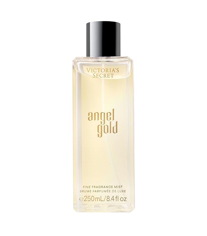 Victoria's Secret Angel Gold Fragrance Mist, Notes of Sparkling Bergamot, Gardenia & Musk, Body Spray for Women (8.4 oz)-BrightBean Baby