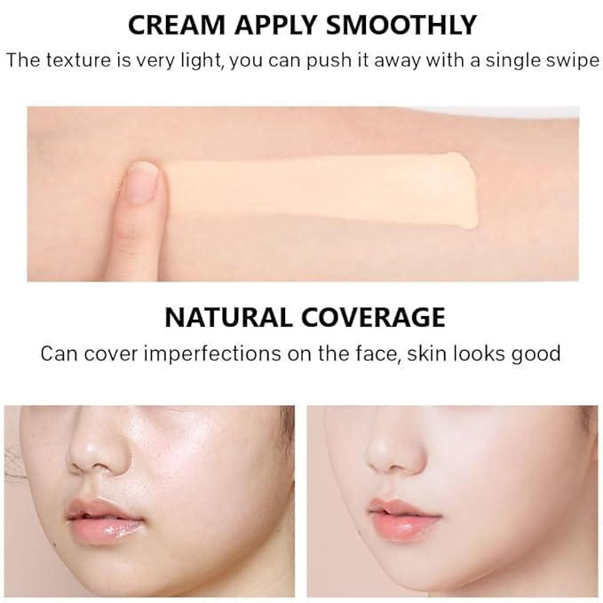 Foundation Full Coverage Liquid Foundation Cream - Lightweight Concealer - Suitable for All Skin Types (cappuccino 05)-BrightBean Baby