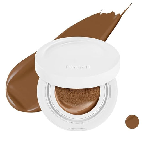Parnell Cicamanu Serum Cushion - Moisturizing Foundation for Soothing, Coverage, Glass Skin and Lightweight for Sensitive and Dry Skin Pearl Skin (0.52 Fl Oz) (40N)-BrightBean Baby