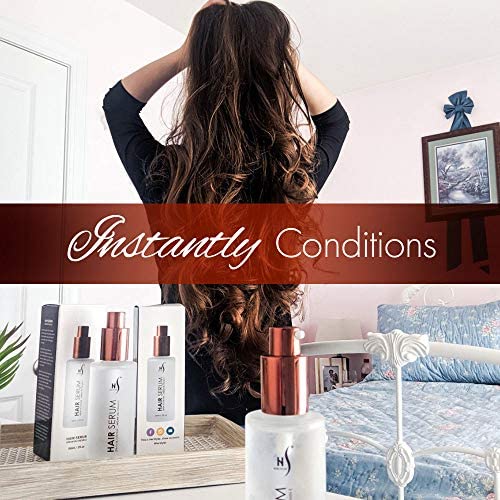 HerStyler Serum, 4 Pack - Hair Styling Agent with Argan Oil for Dry, Damaged Hair - Frizz Control Serum for Straightening, Shine, Trendy Tresses-BrightBean Baby