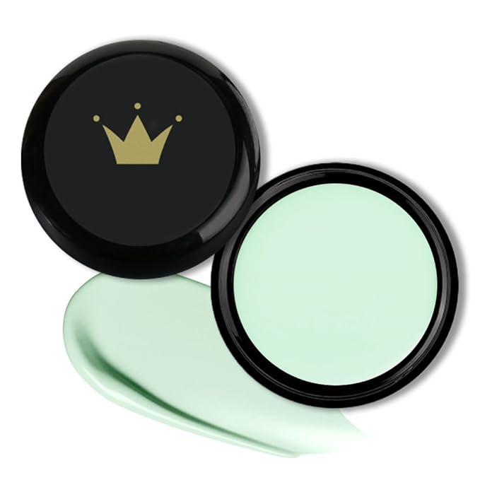 Kaely Color Correcting Concealer,Cream Pot Concealer Full Coverage,under Eye Concealer Palette for Conceals Dark Circles,Waterproof Foundation Face Makeup,08 Green-BrightBean Baby