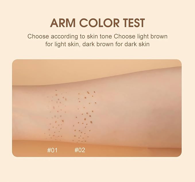 Freckle Pen Waterproof 2 Colors,Natural Lifelike Faux Face Freckle Makeup Pen,Magic Freckle Color,Waterproof Longlasting Soft Small Sopt Pen,For Natural Effortless Sunkissed Skin Makeup(2packs)-BrightBean Baby