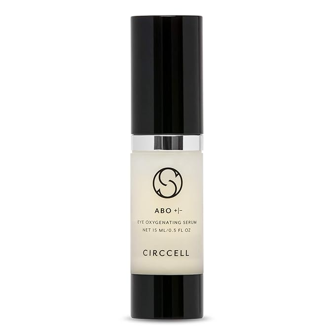 CIRCCELL ABO Eye Serum, Day & Night Oxygenating Serum, Regenerative Anti-Aging Under Eye Serum for Wrinkles, 0.5 Count-BrightBean Baby