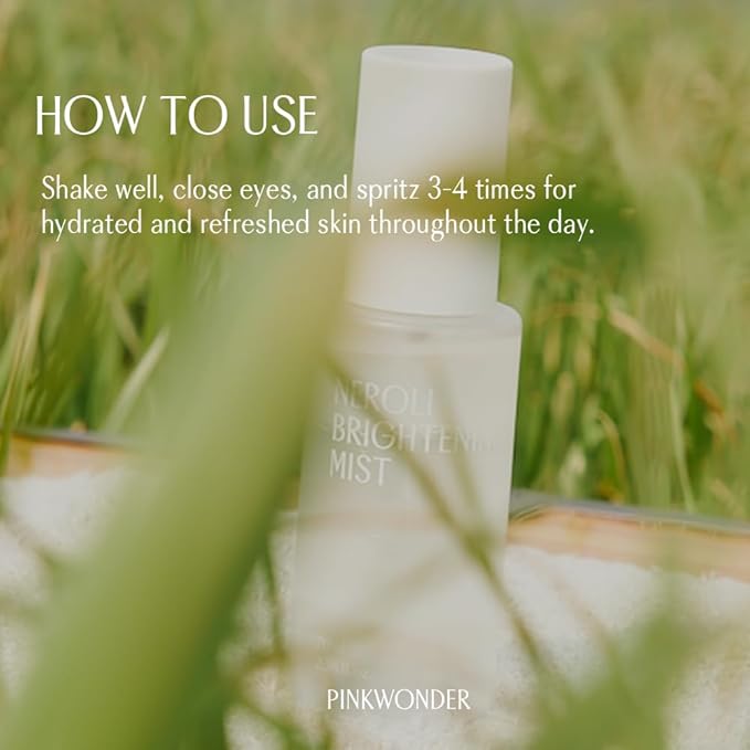 PINKWONDER Neroli Mist 2.36oz (70ml), Hydrating Facial Spray with Neroli & Jojoba Oil, Glowing and Radiant Skin, Antioxidant, Korean Skincare-BrightBean Baby