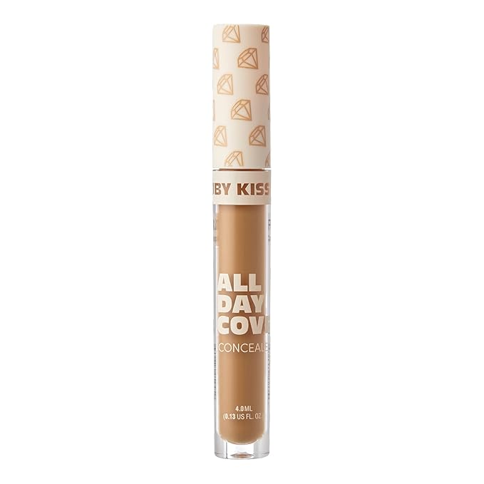 Ruby Kisses All Day Concealer Lightweight Full Coverage Multi-Use Concealer 0.13 Fl Oz (Cappuccino)-BrightBean Baby