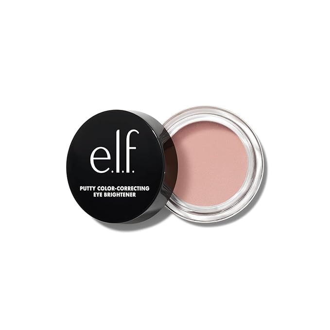 e.l.f. Putty Color-Correcting Eye Brightener, Under-eye Brightener & Primer Reduces Appearance Of Dark Circles, Vegan & Cruelty-Free, Fair-BrightBean Baby