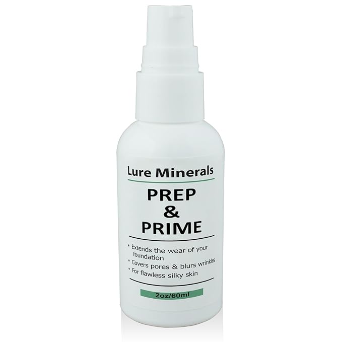 Lure Minerals Prep and Prime Foundation Primer, 2oz (Compare to Bare Min,)-BrightBean Baby