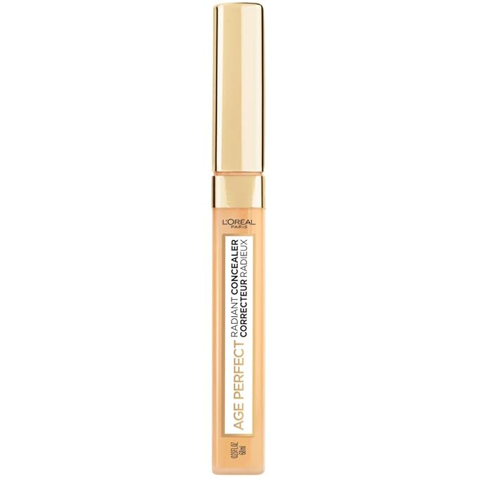 L’Oréal Paris Age Perfect Radiant Concealer with Hydrating Serum and Glycerin, Nude Beige-BrightBean Baby