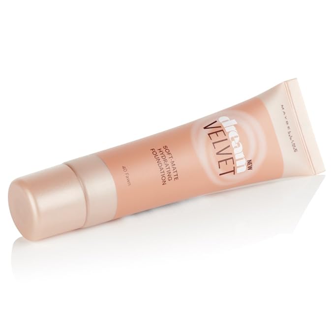 Maybelline New York Dream Velvet Foundation 40 Fawn-BrightBean Baby