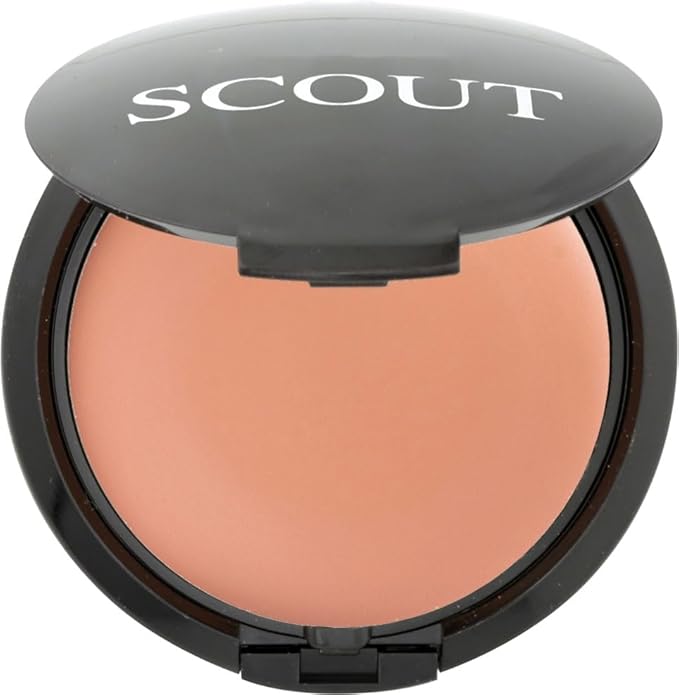 SCOUT Australia Crème Compact Foundation with Vitamin E, Joboba & Shea Butter Golden-BrightBean Baby