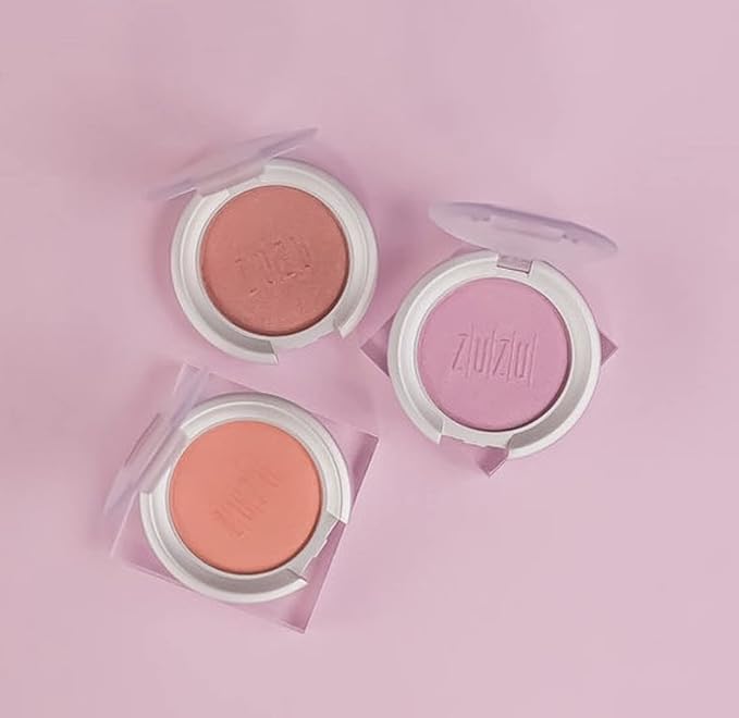 ZUZU LUXE Mineral Blush (Nymph - Vivid Pastel Pink/Cool Shimmer), Natural, Paraben Free, Vegan, Gluten-free, Cruelty-free, Non GMO, 0.1 oz-BrightBean Baby